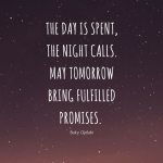 The Day Is Spent