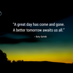 A Better Tomorrow Awaits Us