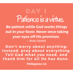 Patience Is A Virtue