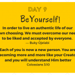 Be Yourself