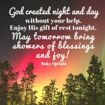 Relax; God Is In Control