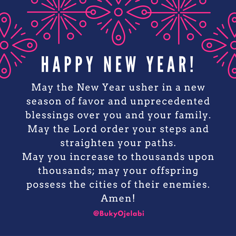New Year's Prayer