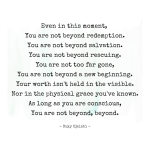 You Are Not Beyond
